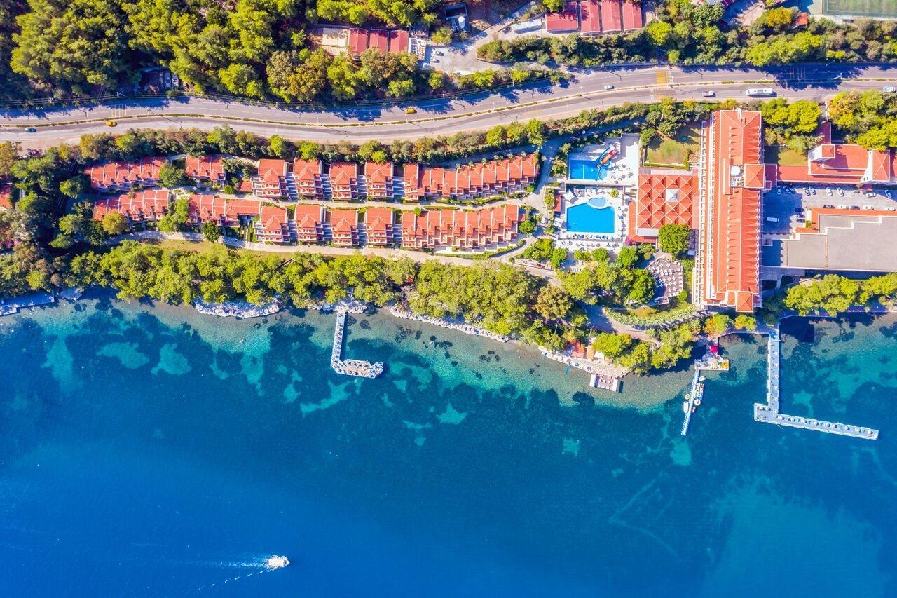 Labranda Mares Marmaris Hotel Dış mekan fotoğraf Aerial view of the hotel